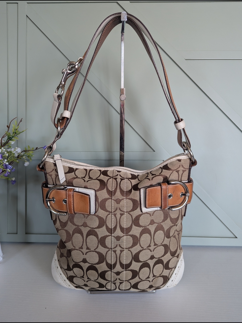 Y2K Coach Signature Soho Buckle Duffle (Style No. 1487/3577).